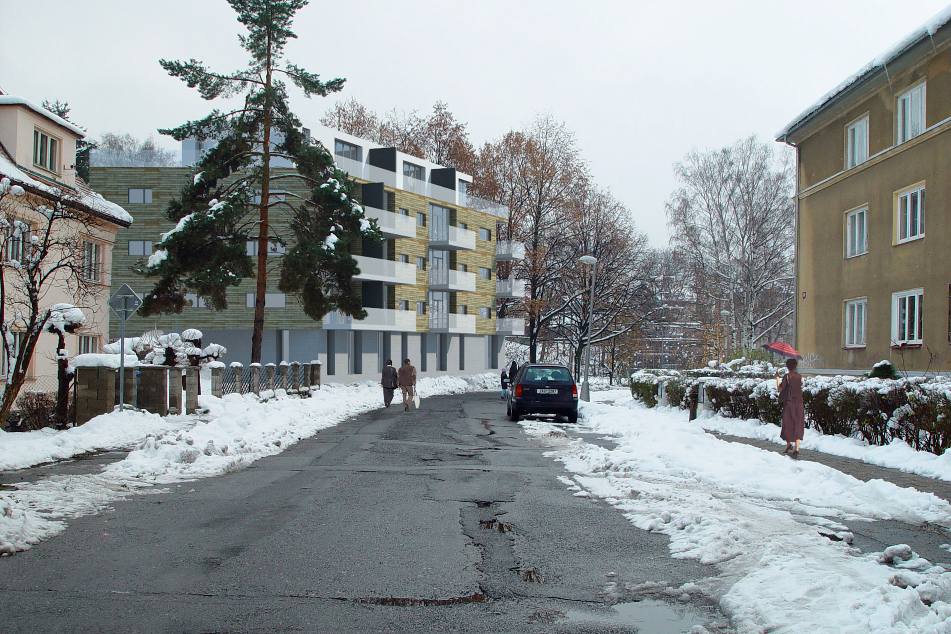 .Bytový dům Svojsíkova.