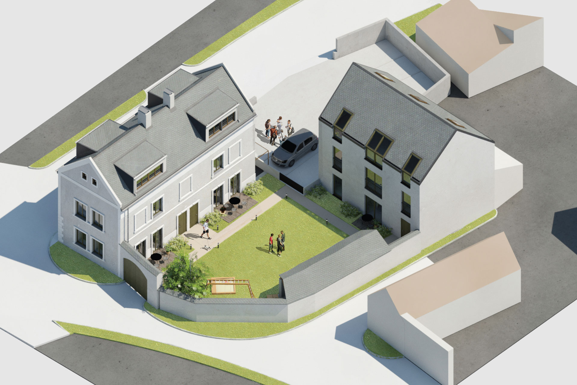 .Bytový dům Přední Kopanina.